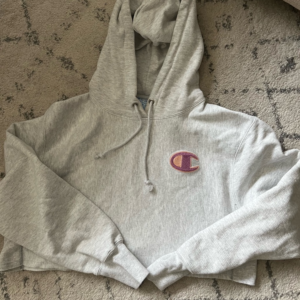 Cropped Champion hoodie M